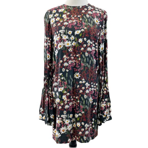 Mother Of Pearl Wild Meadow Morgan Mini Dress Womens 6 Boho Cottagecore Floral - Picture 2 of 12